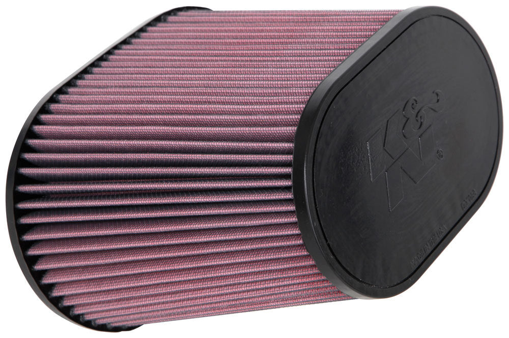 K&N Engineering RE-1040 Conical Clamp-On Air Filter with Reusable Cotton Element, Red