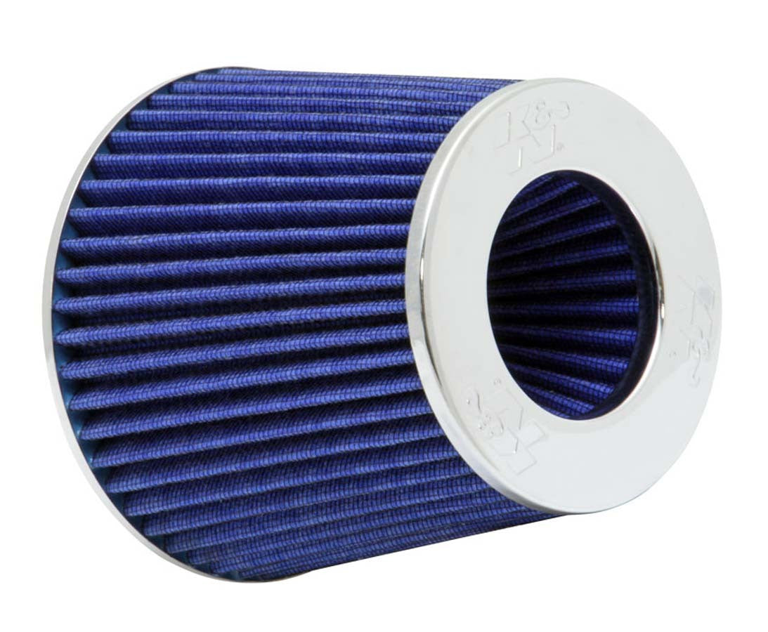 K & N Engineering RG-1001BL Universal Clamp-On Blue Conical Air Filter