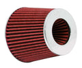 K&N Engineering RG-1001RD Universal Clamp-On Conical Air Filter, Red Cotton Element