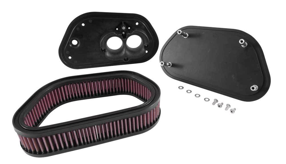 K&N Engineering RK-3940 Intake System for Yamaha 2014-2022 with Reusable Oiled Filter, 2.188 Inch Element, Aluminum, Black Powder Coat
