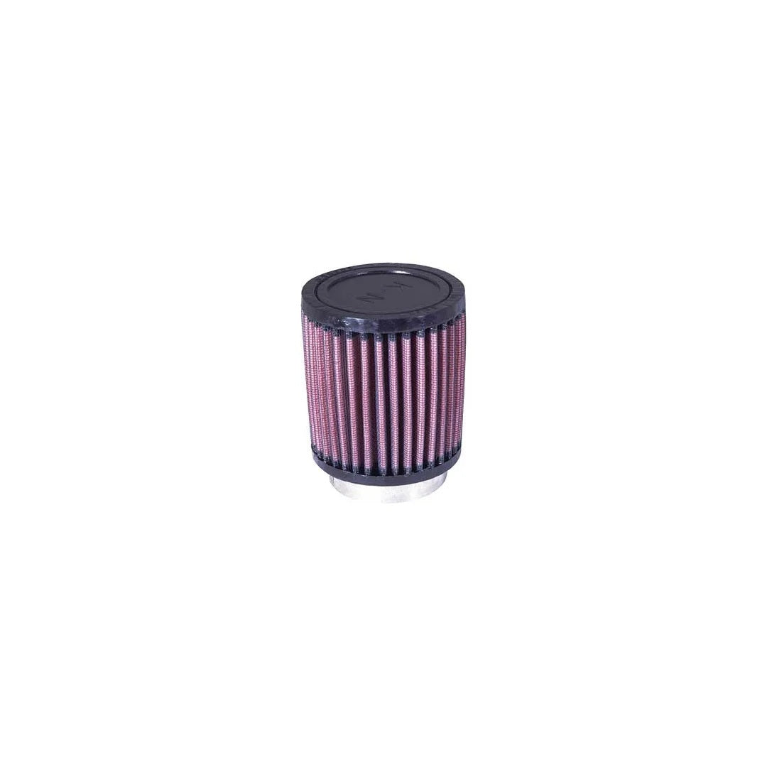 K&N Engineering RU-0600 Clamp-On Round Air Filter 3.5 Inch Diameter 4 Inch Tall Red Cotton Reusable Filter Element