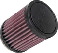 K&N Engineering RU-0800 Clamp-On Air Filter 3.5 Inch Diameter Red Cotton Reusable
