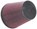 K&N Engineering RU-1044 Clamp-On Air Filter with Conical Cotton Element, 7.5 Inch Base, 5 Inch Top, 8 Inch Height, 6 Inch Flange, Red