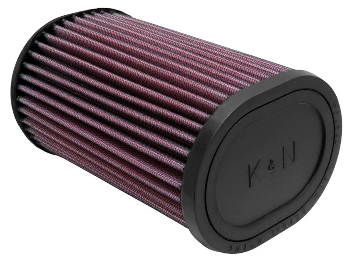 K&N Engineering RU-1390 Universal Clamp-On Oval Air Filter, 4.5 x 3.75 inches, 7 Inches Tall, Reusable Cotton Media