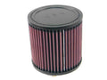 K&N Engineering RU-2430 Universal Rubber Air Filter Element, 5 Inch Diameter and Height, Clamp-On Design with Red Cotton Material