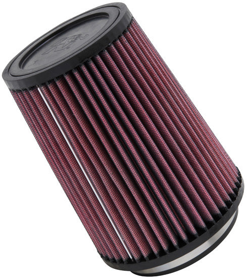 K&N Engineering RU-2590 Universal Rubber Conical Air Filter 5.375 Inch Base, 4.375 Inch Top Diameter, 7 Inch Tall, 4 Inch Flange, Reusable Cotton