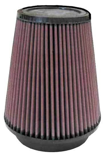 K & N Engineering RU-2800 Universal Conical Air Filter, 6.5 Inch Base, 4.375 Inch Top Diameter, 7 Inch Tall, Red Cotton Reusable Filter