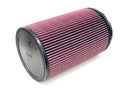 K&N Engineering RU-3040 Universal Clamp-On Air Filter, 7.5 Inch Diameter, 12 Inch Height, 6 Inch Flange, Reusable Cotton Media