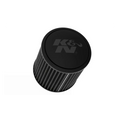 K&N Engineering RU-3108HBK Clamp-On Air Filter, Conical Shape, 6 Inch Base, 5.25 Inch Top, 6.25 Inch Tall, 3 Inch Flange, Synthetic Material, Black Finish, Universal Fit