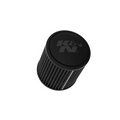K&N Engineering RU-3110HBK Clamp-On Air Filter with Conical Design, 6 Inch Base, 5.25 Inch Top, 6.25 Inch Height, 3.5 Inch Flange, Synthetic Material, Black Finish