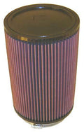K&N Engineering RU-3220 Universal Rubber Air Filter Element, 6.5 Inch Diameter, 10 Inch Tall, Red Cotton Reusable Filter