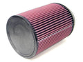 K&N Engineering RU-3270 Clamp-On Air Filter 7.5 Inch Diameter, 10 Inch Tall, Red Cotton Reusable Filter