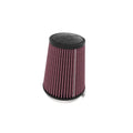 K & N Engineering RU-5149 Clamp-On Air Filter, Conical, Red Cotton, 5.375 Inch Base, 4 Inch Top, 6.625 Inch Tall, 4 Inch Flange