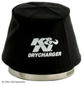 K And N Engineering RU-5163DK Air Filter Wrap, Dry Charger, Reusable, Black, 6.25 Inch Base Diameter