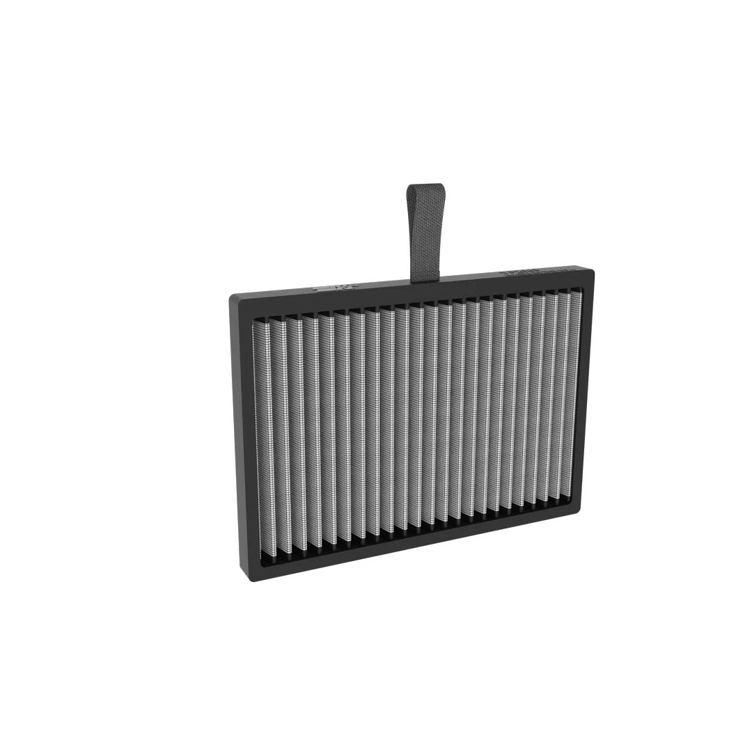 K&N Engineering VF2083 Cabin Air Filter for Tesla Model S 2016-2020, Panel Filter, 9.906 x 7.063 inches, 0.75 inches Tall, Synthetic Material, White