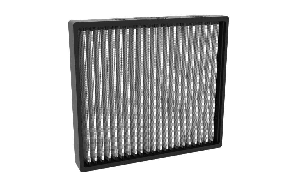 K&N Engineering Cabin Air Filter VF2087 for Rivian R1 2022-2023, Panel, 8.75 x 7.875 inches, 1.125 inches Tall, Synthetic Material