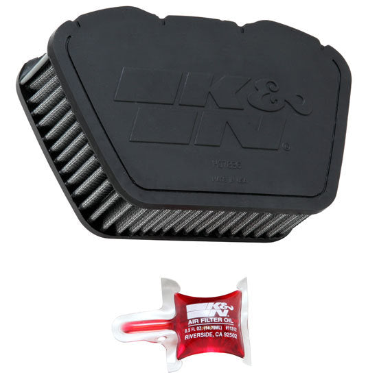 K&N Engineering YA-1307 Replacement Air Filter for Yamaha XVS 2007-2017, Reusable Cotton Element