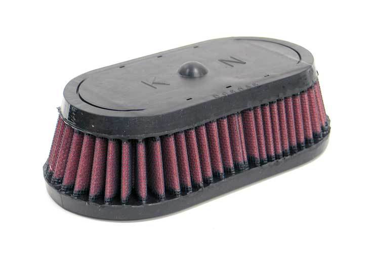 K&N Engineering YA-3586 Replacement Air Filter for Yamaha TTR250, TTR350, WR250, Oval Shape, Reusable Cotton Filter