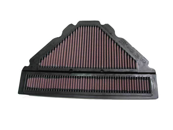 K&N Engineering YA-6096 Replacement Air Filter for Yamaha YZF600R 1996-2007, Reusable Cotton Panel Filter