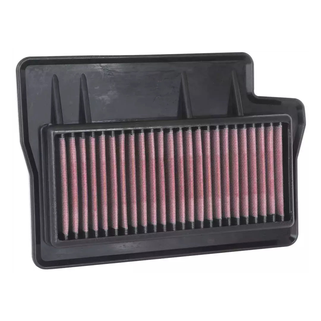 K&N Engineering YA-9021 Replacement Air Filter for Yamaha MT-09, Tracer, XSR900 (2021-2024) - Reusable Cotton Element, Red