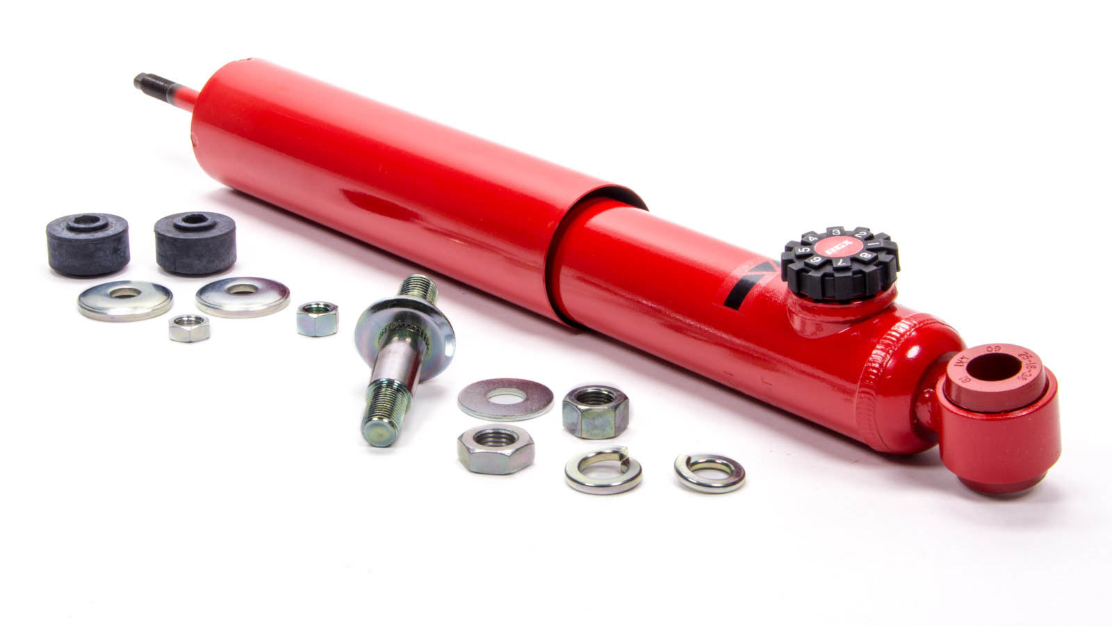 KYB SHOCKS 743019 AGX TwinTube Rear Shock Absorber for GM F-Body 1982-2002, Steel, Red