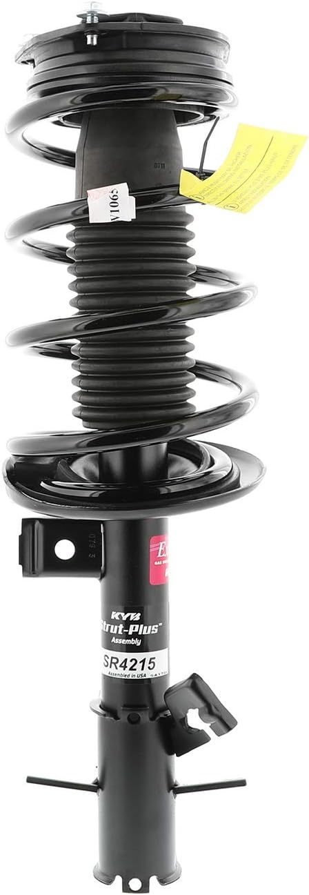 KYB SHOCKS SR4215 Strut-Plus Front Driver Side Steel Black Finish for Nissan Compact Cars 2007-2012