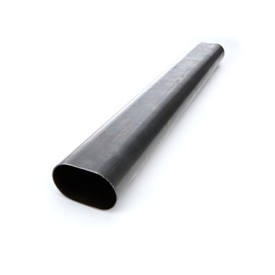 Boyce OP4065R/L-3 Oval Exhaust Pipe, 4.688 Inch Width x 2.625 Inch Height, 36 Inch Length, Steel, Natural Finish