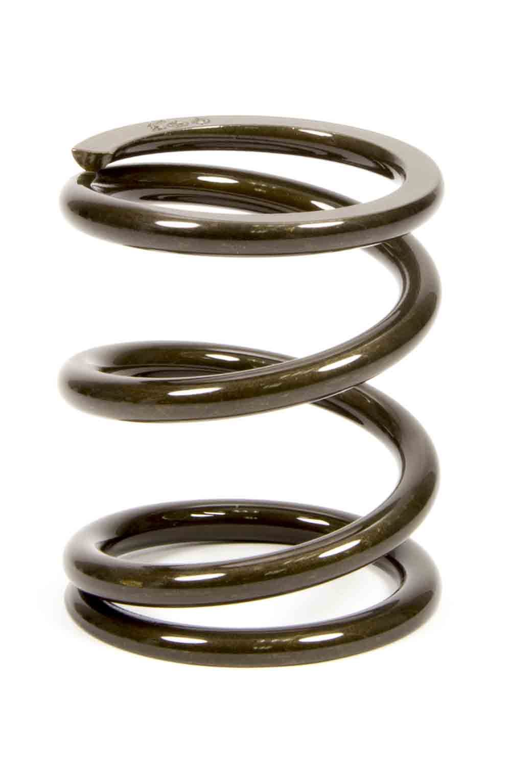 Landrum Springs 4VB350 Coil Over Spring, 2.5 Inch Inner Diameter, 4 Inch Length, 350 lb/in Spring Rate, Steel, Gray Powder Coat Finish