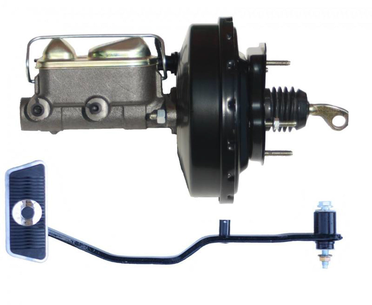 Leed Brakes 034PA Power Brake Booster and Master Cylinder Kit for Ford Mustang 1967-1970, 9 Inch Diameter, 1 Inch Bore, Dual Integral Reservoir