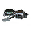 Leed Brakes 2L6B4 Master Cylinder and Brake Booster Kit for GM A-Body and F-Body, 1-1/8 Inch Bore, Dual Integral Reservoir, Chrome Steel