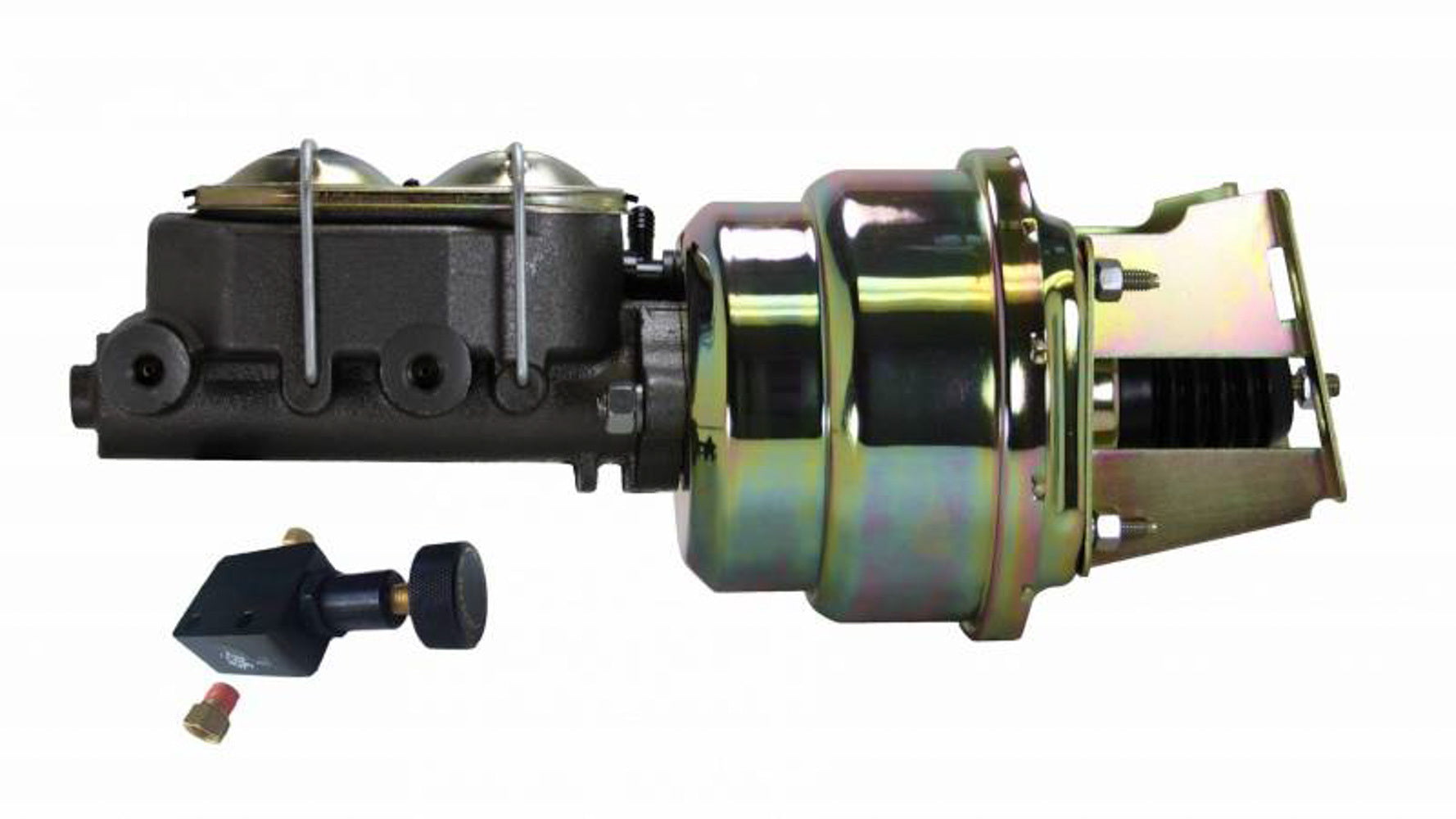 Leed Brakes 3K105 7-inch Dual Power Brake Booster with 1-1/8 Inch Bore Master Cylinder for GM A-Body 1955-1968