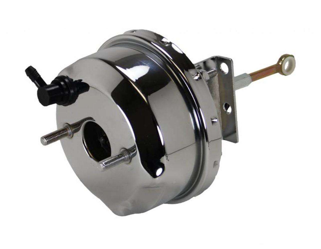 Leed Brakes 6J Power Brake Booster, 7 Inch Diameter, Single Diaphragm, Steel Construction, Chrome Finish for Ford Mustang 1964-66