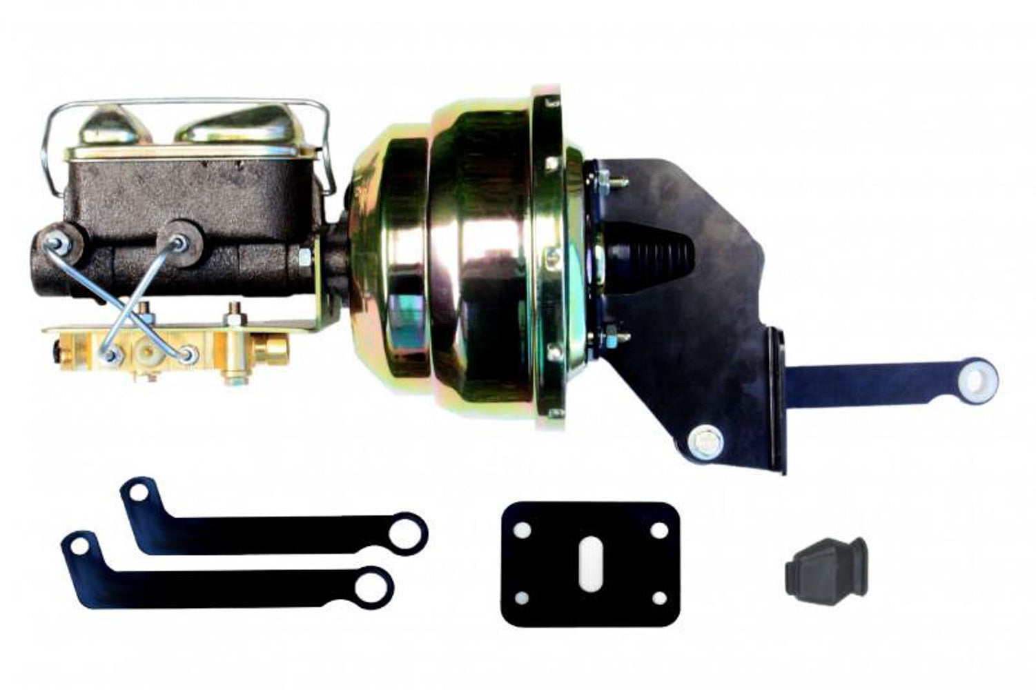 Leed Brakes A8473 8-Inch Dual Power Brake Booster with 1-Inch Bore Master for Mopar B-Body, D-Body, F-Body (1962-1974)