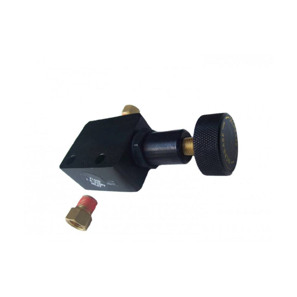 Leed Brakes APV02 Aluminum Adjustable Proportioning Valve with 3/8-24 Female Inlets and Outlets