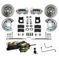 Leed Brakes FC0001-H405A Power Brake Conversion Kit for 1965-66 Ford Mustang with Front 4 Piston Calipers and 11.33 Inch Solid Rotors