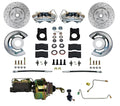 Leed Brakes FC0001-H405M Mustang Disc Brake Conversion Kit with 4 Piston Calipers and 11-Inch Rotors
