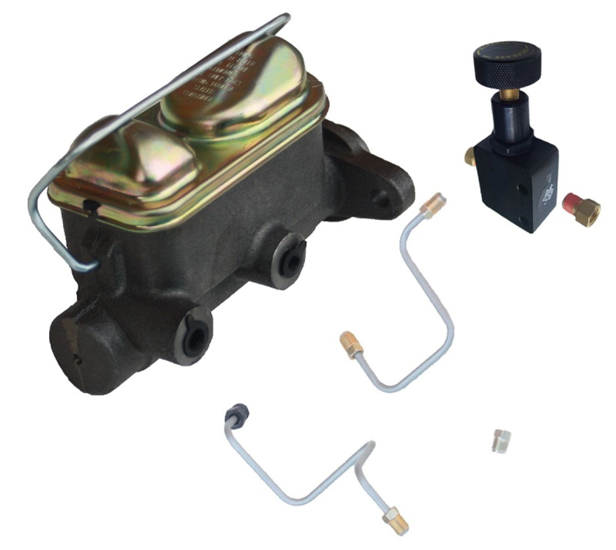 Leed Brakes FC0001HK Hydraulic Master Cylinder for 1964-66 Ford Mustang with Dual Reservoir and Proportioning Valve