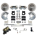 Leed Brakes FC0002-405 Front Disc Brake Conversion Kit for 1967-1969 Ford Mustang with 4-Piston Calipers and 11.33 Inch Plain Iron Rotors