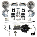 Leed Brakes FC0002-X405M Power Brake Conversion Kit for 1967-1969 Ford Mustang with Front 4-Piston Calipers and 11.33 Inch Solid Rotors
