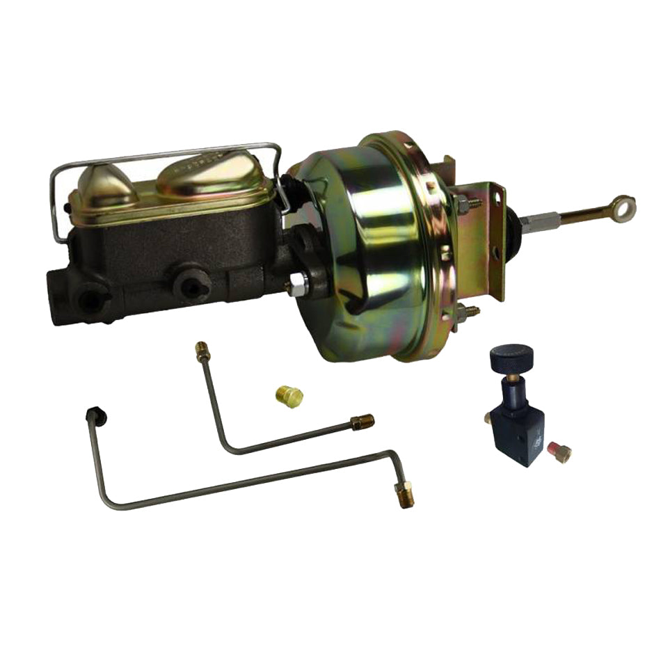 Leed Brakes FC0002HK Hydraulic Master Cylinder and Booster Kit for 1964-66 Ford Mustang with 1 Inch Bore and Dual Integral Reservoir