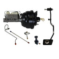 LEED Brakes FC0008HK Hydraulic Master Cylinder and Booster Kit for 1967-1970 Ford Mustang with 8 Inch Diameter, Dual Reservoir, Steel Construction