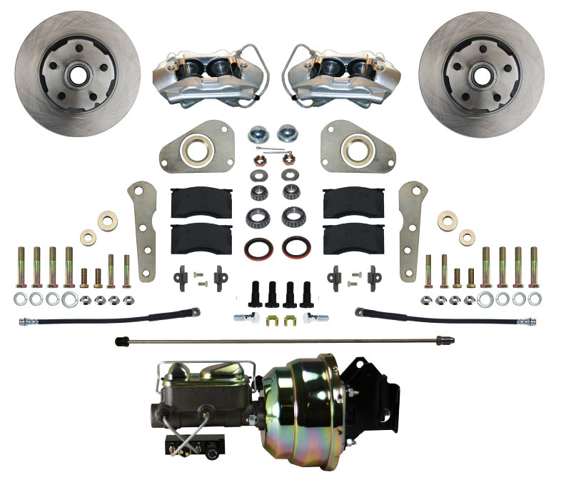 Leed Brakes FC0025-Y307 Front Disc Brake Conversion Kit for Ford Fullsize Cars with 11.29 Inch Rotors and 4-Piston Calipers