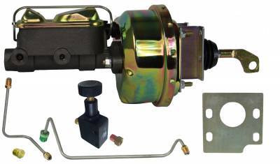 Leed Brakes FC0042HK Hydraulic Master Cylinder and Booster Kit for Ford Mustang 1964-66 with 1.063 Inch Bore, Dual Integral Reservoir, and Steel Construction