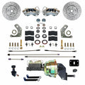 Leed Brakes FC2002-8405X MaxGrip XDS Power Disc Brake Conversion Kit for Mopar B/E Body with 11 Inch Solid Rotors and 4-Piston Front Calipers