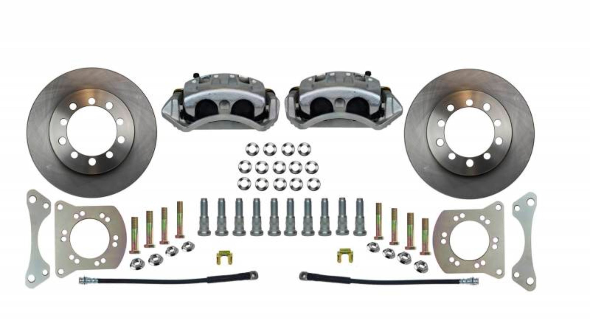 Leed Brakes FC3001SM Front Disc Brake Kit for Jeep CJ 1943-1975 with 12-Inch Rotors and 2-Piston Calipers