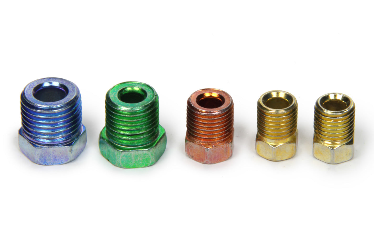 LEED BRAKES FKPV Proportioning Valve Fitting Kit with 3/8 Inch, 7/16 Inch, 1/2 Inch Male Fittings in Zinc Finish