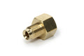 Leed Brakes FT7828 Brass Fitting Adapter 3/8-24 Male to 7/16-24 Female Inverted Flare