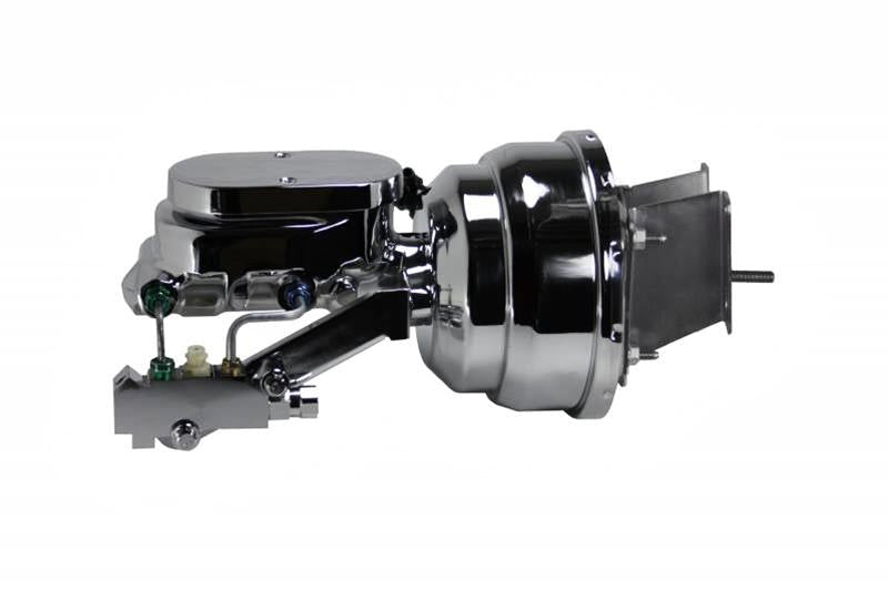 Leed Brakes H96B4 Master Cylinder and Power Booster Kit for Chevrolet C10 1967-1972 with 1.125 Inch Bore Dual Reservoir and Chrome Steel Finish