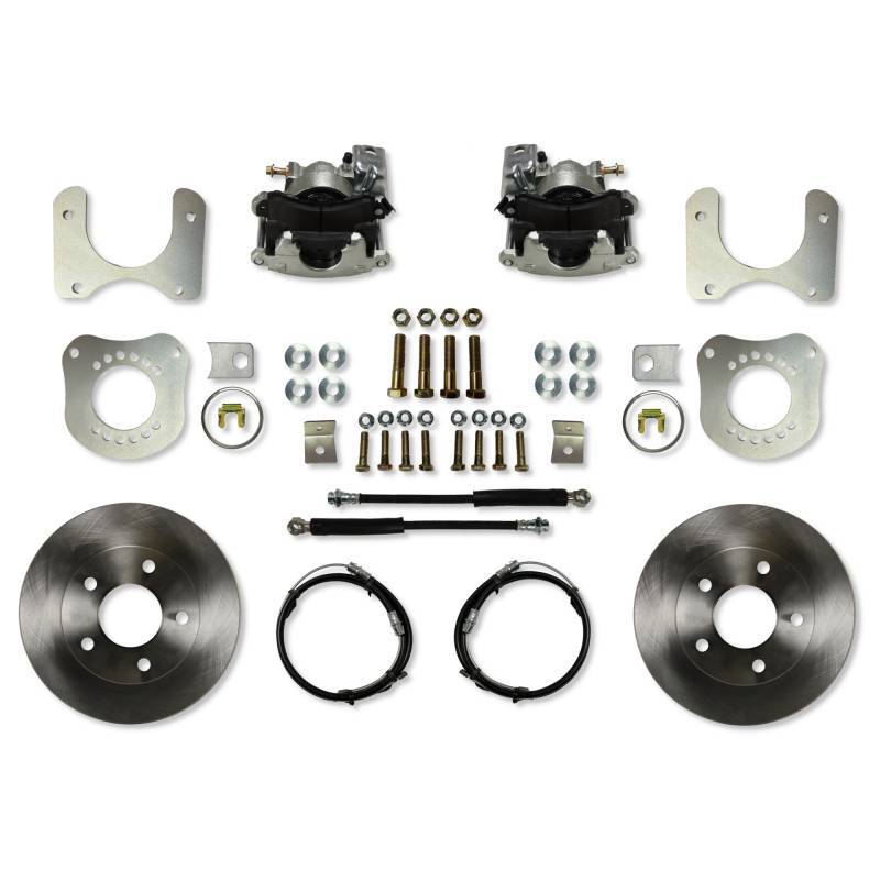 Leed Brakes RC0012 Rear Disc Brake Conversion Kit for Ford Mustang 1979-1986 with 11-Inch Iron Rotors and Single-Piston Caliper