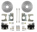 Leed Brakes RC1008X GM Rear Disc Brake Conversion Kit with 11-Inch Drilled and Slotted Iron Rotors and Single Piston Caliper